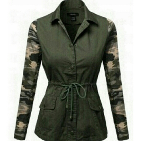 Jackets & Coats Olive Green Anorak Jacket Poshmark